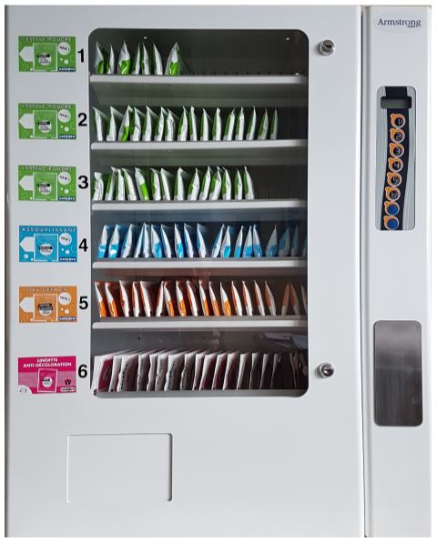 Notre concept un distributeur automatique de produits ménagers en vrac